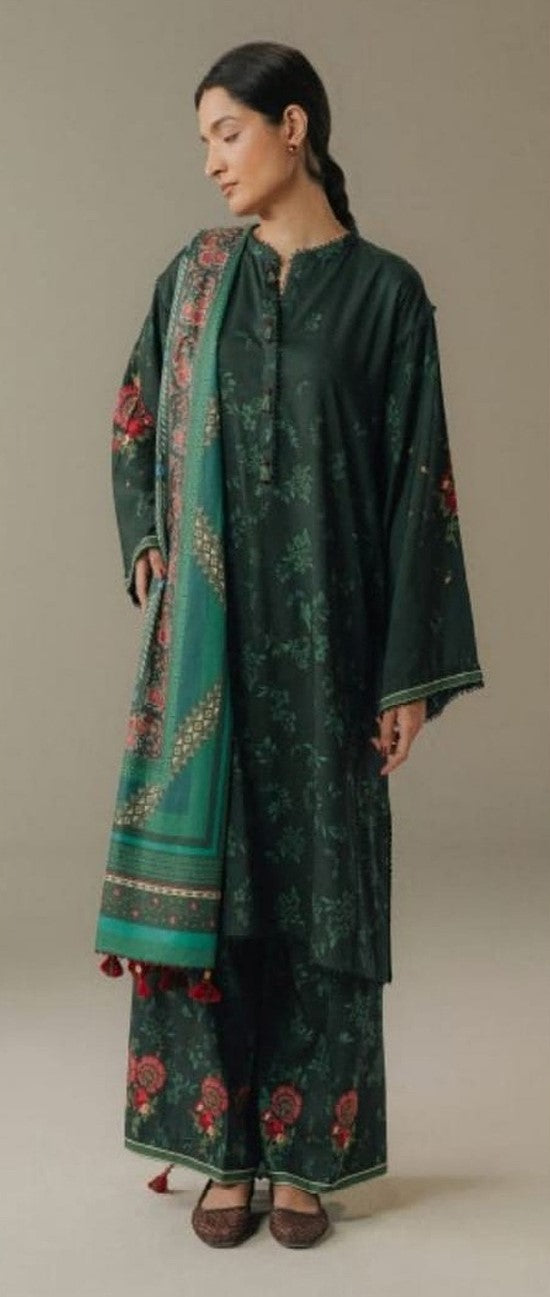 Coco by Zara Shahjahan Luxury Prints '26 Lawn Suit – Wild Fern 2A