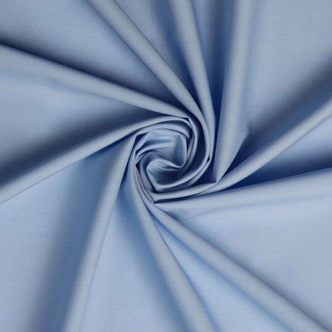 Close-up of blue fabric with a swirl pattern