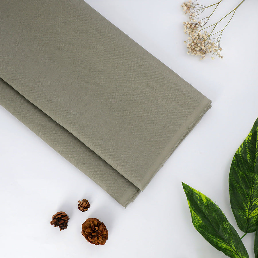 Al Aswad Cotton Olive Green - Premium 100% Cotton Fabric