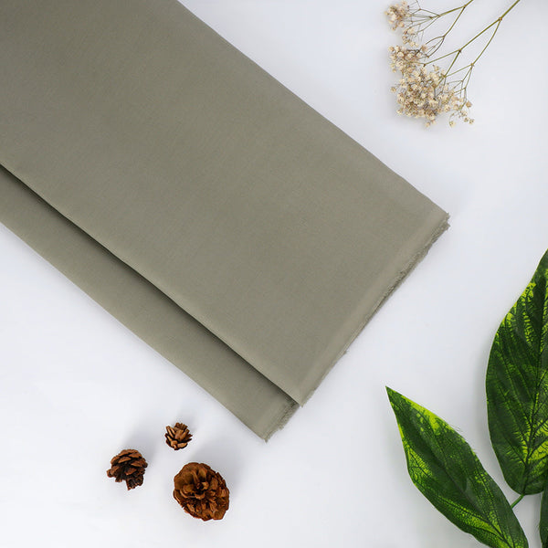 Al Aswad Cotton Olive Green - Premium 100% Cotton Fabric