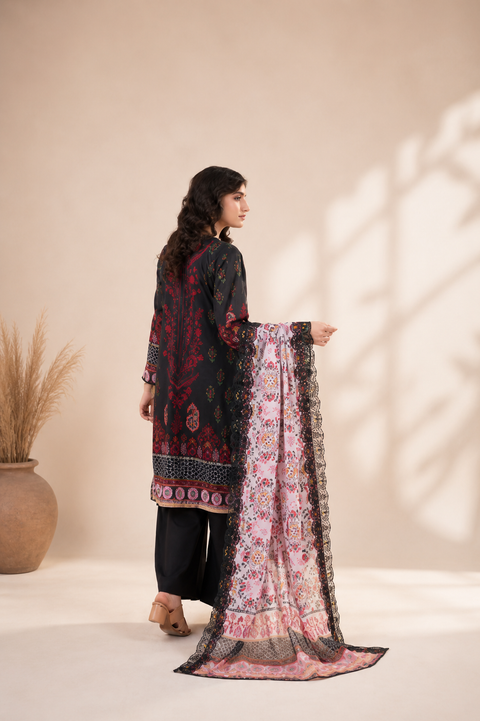 Zesh Embroidered Lawn 3 Piece Unstitched Suit – Airjet Printed & Embroidered Collection