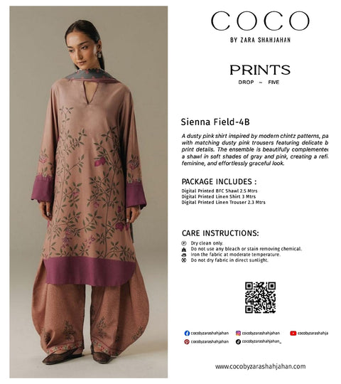 COCO BY ZARA SHAHJAHAN | LAWN | SIENNA FIELD-4B