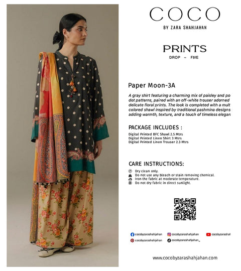 COCO BY ZARA SHAHJAHAN | LAWN | PAPER MOON-3A