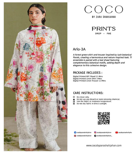 COCO BY ZARA SHAHJAHAN | LAWN | ARLO-3A