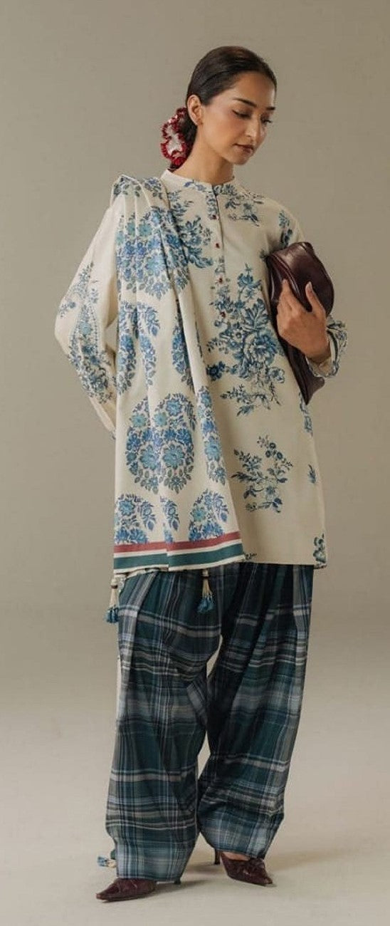 Coco by Zara Shahjahan Luxury Prints '26 Lawn Suit – Hushed Ember 6A