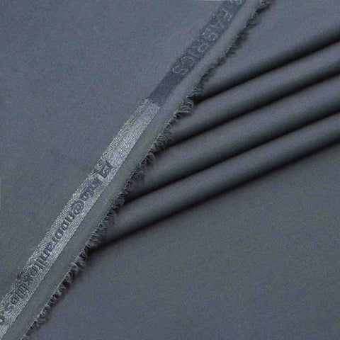 Dark gray fabric with a visible brand label on a matching background