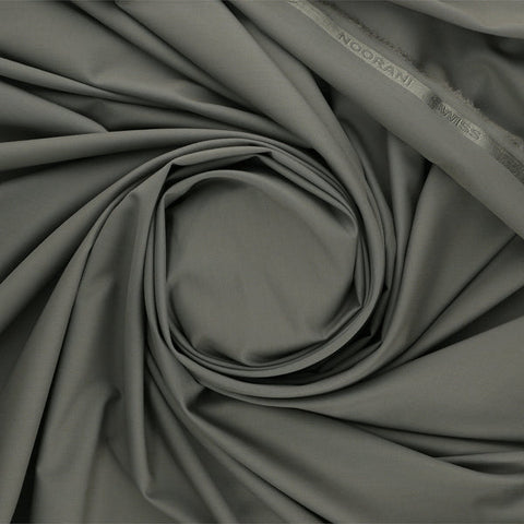 Swiss & Exclusive Brown -Men Blended Unstitched Fabric