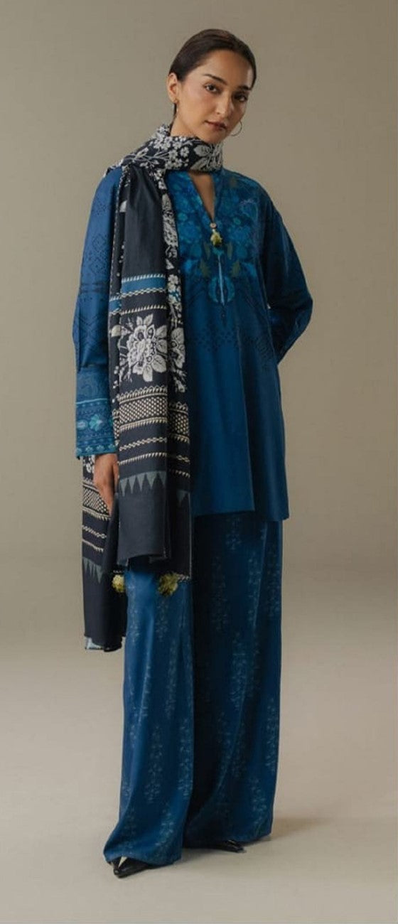 Coco by Zara Shahjahan Luxury Prints '26 Lawn Suit – Terracota Sky 9B