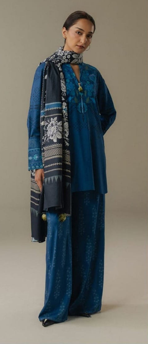 Coco by Zara Shahjahan Luxury Prints '26 Lawn Suit – Terracota Sky 9B