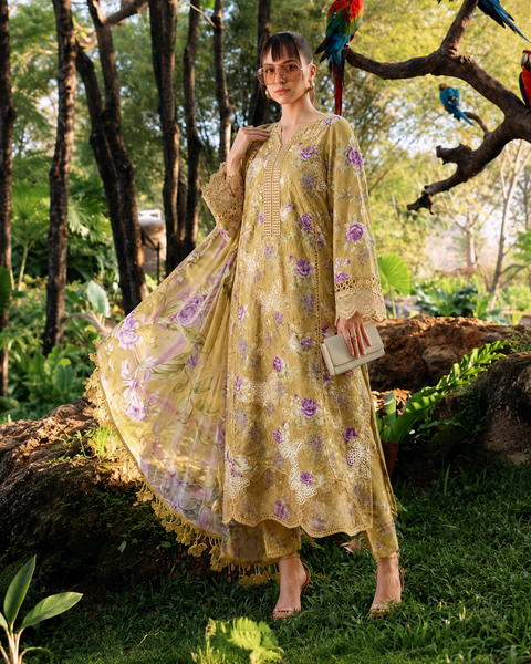 Maria B MPT-2901 Embroidered Lawn Replica | 3 Piece Unstitched Suit
