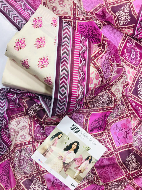 SALINA by Regalia Textile - 06 Lawn Digital Printed Collection Vol-17
