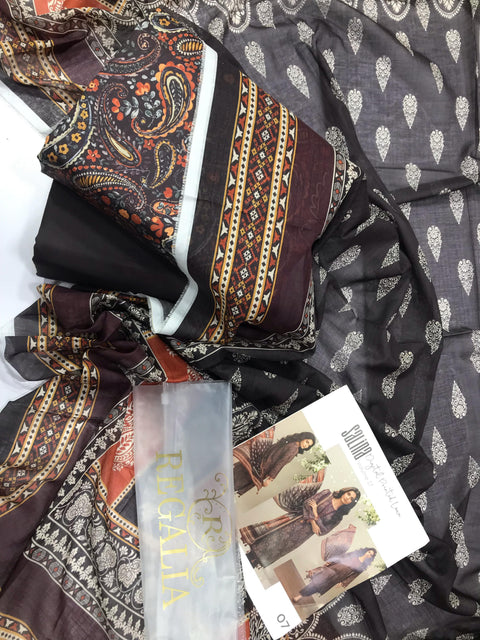 SALINA by Regalia Textile - 07 Lawn Digital Printed Collection Vol-17