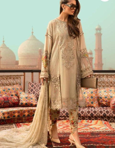Maria B D-2211-A Embroidered Lawn Replica | 3 Piece Unstitched Suit