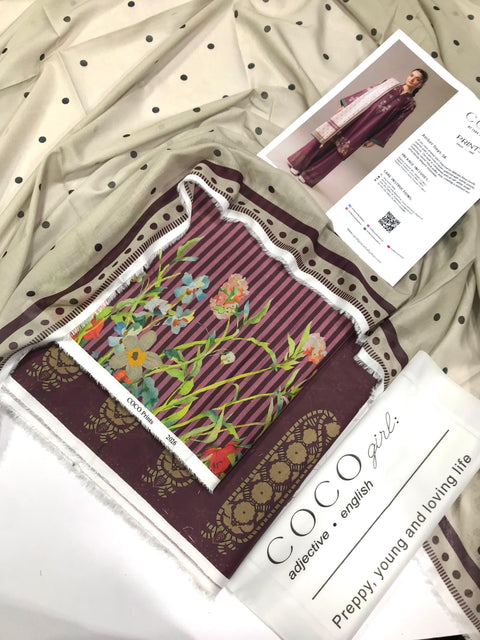 COCO BY ZARA SHAHJAHAN | LAWN | AMBER DAYS-1A