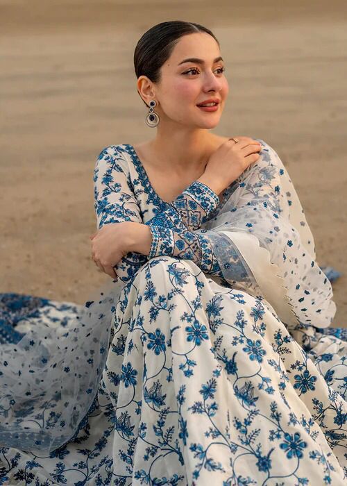 Faiza Saqlain Embroidered Lawn Unstitched 3-Piece Suit – 2026 Collection